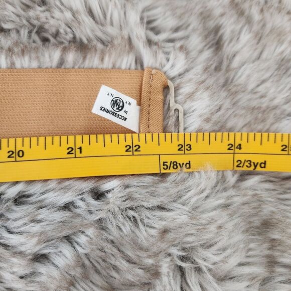 Pearl‎ Accessories Vintage Elastic Belt with Silver and Gold Buckle - Picture 4 of 4